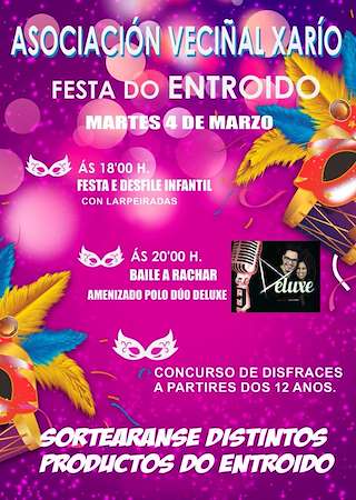 Fechas, información, programa, cartel, imágenes, mapa y ubicación de Entroido de Xario  en  Miño