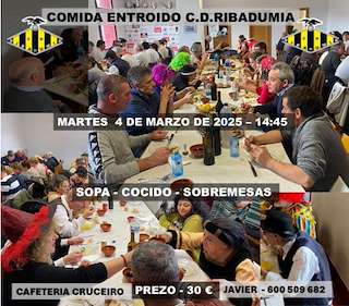 Fechas, información, programa, cartel, imágenes, mapa y ubicación de Entroido do CD Ribadumia