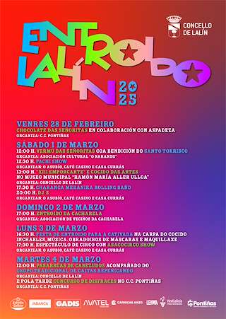 Fechas, información, programa, cartel, imágenes, mapa y ubicación de Entroido  en  Lalín