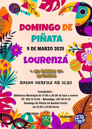 Fechas, información, programa, cartel, imágenes, mapa y ubicación de Entroido  en  Lourenzá