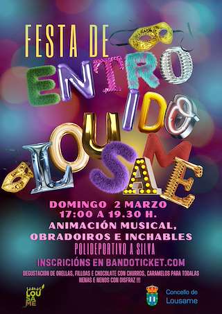 Fechas, información, programa, cartel, imágenes, mapa y ubicación de Entroido  en  Lousame