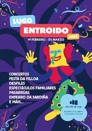 Fechas, información, programa, cartel, imágenes, mapa y ubicación de Entroido  en  Lugo