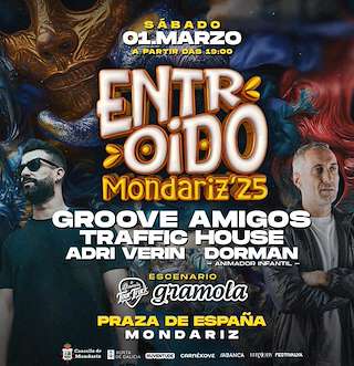 Fechas, información, programa, cartel, imágenes, mapa y ubicación de Entroido  en  Mondariz