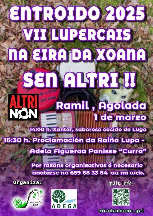 Entroido na Eira da Xoana en Agolada