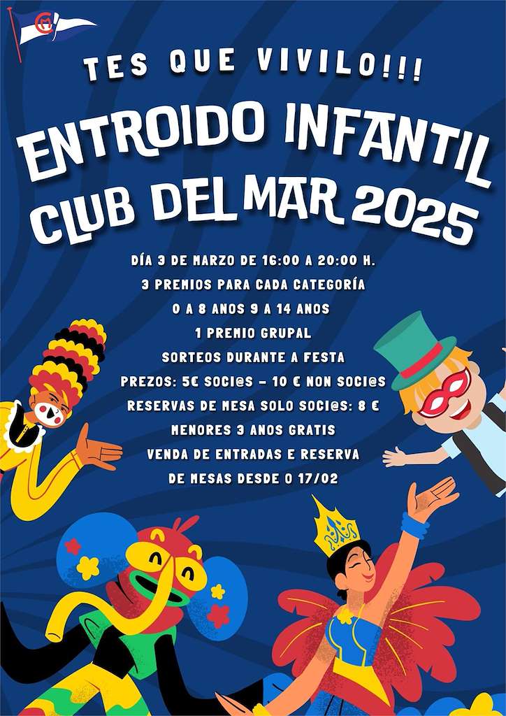 Entroido no Club del Mar de San Amaro en A Coruña