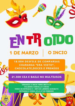 Fechas, información, programa, cartel, imágenes, mapa y ubicación de Entroido  en  O Incio