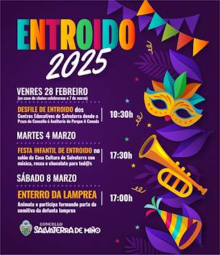Fechas, información, programa, cartel, imágenes, mapa y ubicación de Entroido  en  Salvaterra do Miño