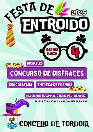 Fechas, información, programa, cartel, imágenes, mapa y ubicación de Entroido  en  Tordoia