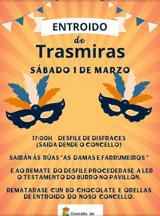 Fechas, información, programa, cartel, imágenes, mapa y ubicación de Entroido  en  Trasmirás