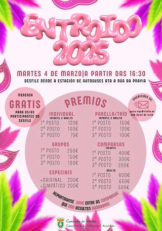 Fechas, información, programa, cartel, imágenes, mapa y ubicación de Entroido  en  Vilalba