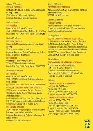 Entroido en Sanxenxo