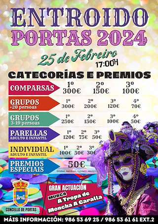 Carnaval (2026) en Portas