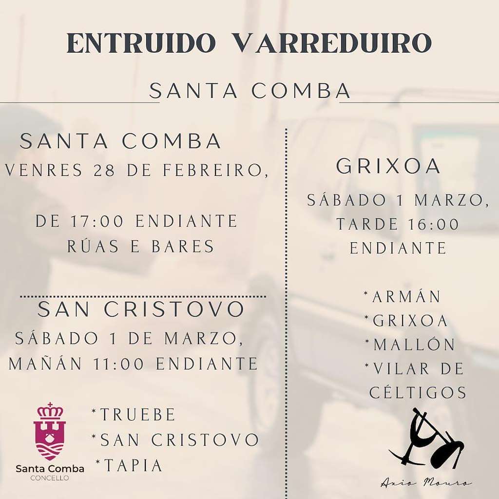 Entruido Varreduiro en Santa Comba