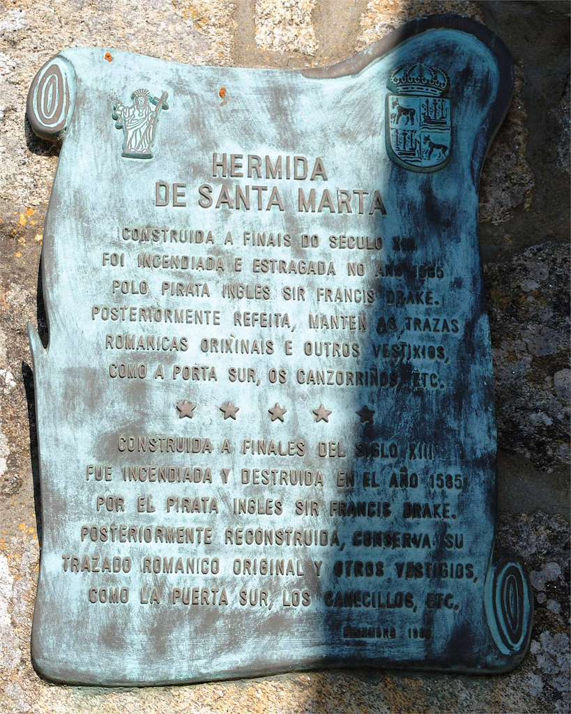 Ermita de Santa Marta de Baíña en Baiona