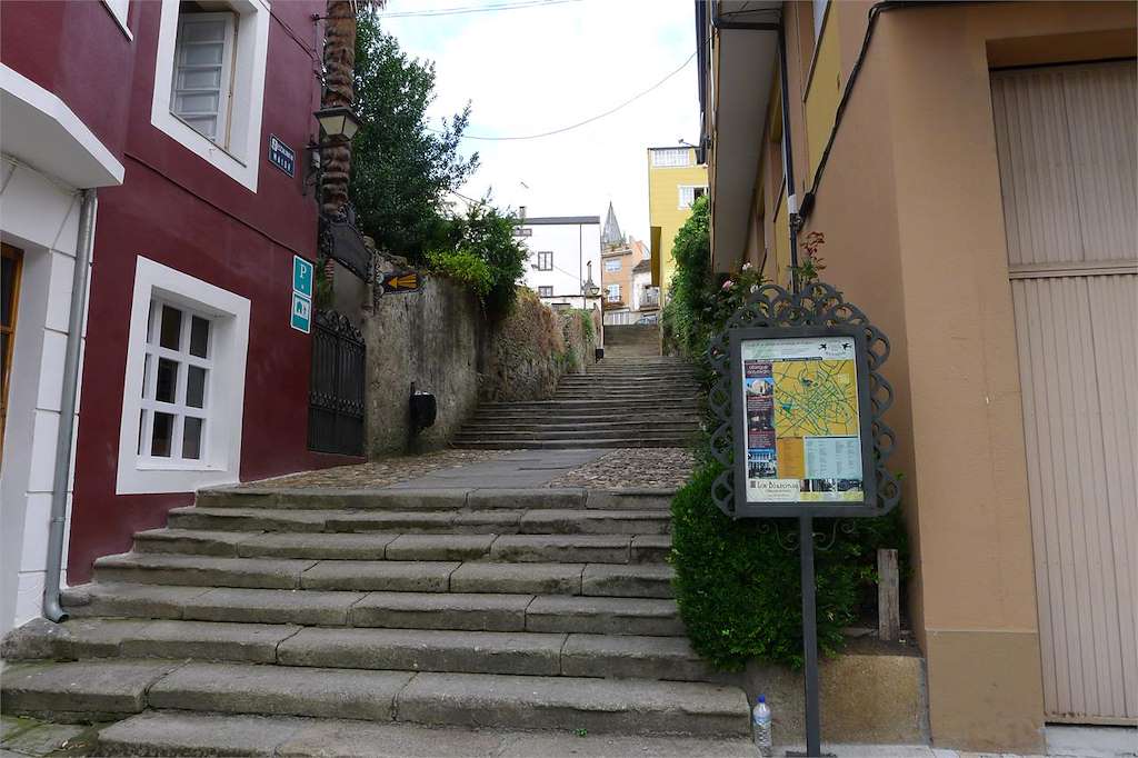 Escaleira da Fonte en Sarria