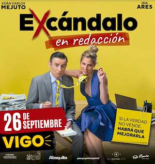 Fechas, información, programa, cartel, imágenes, mapa y ubicación de Escándalo en Redacción (2026) en Vigo