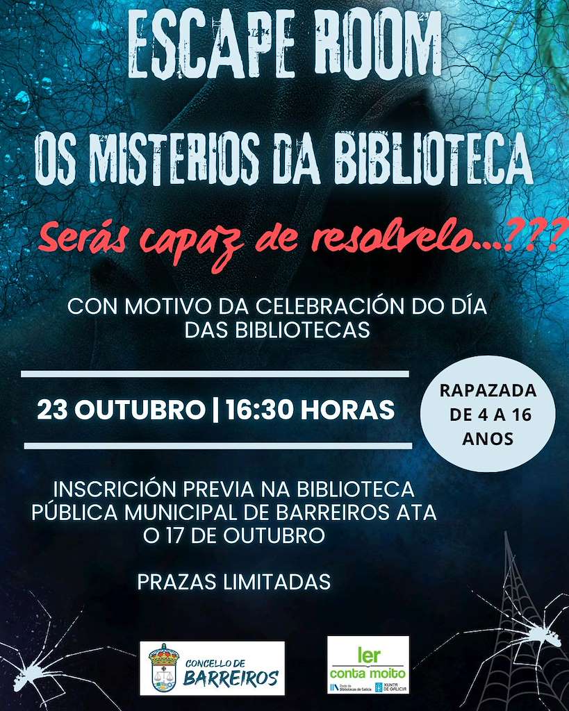 Escape Room do Día da Biblioteca en Barreiros