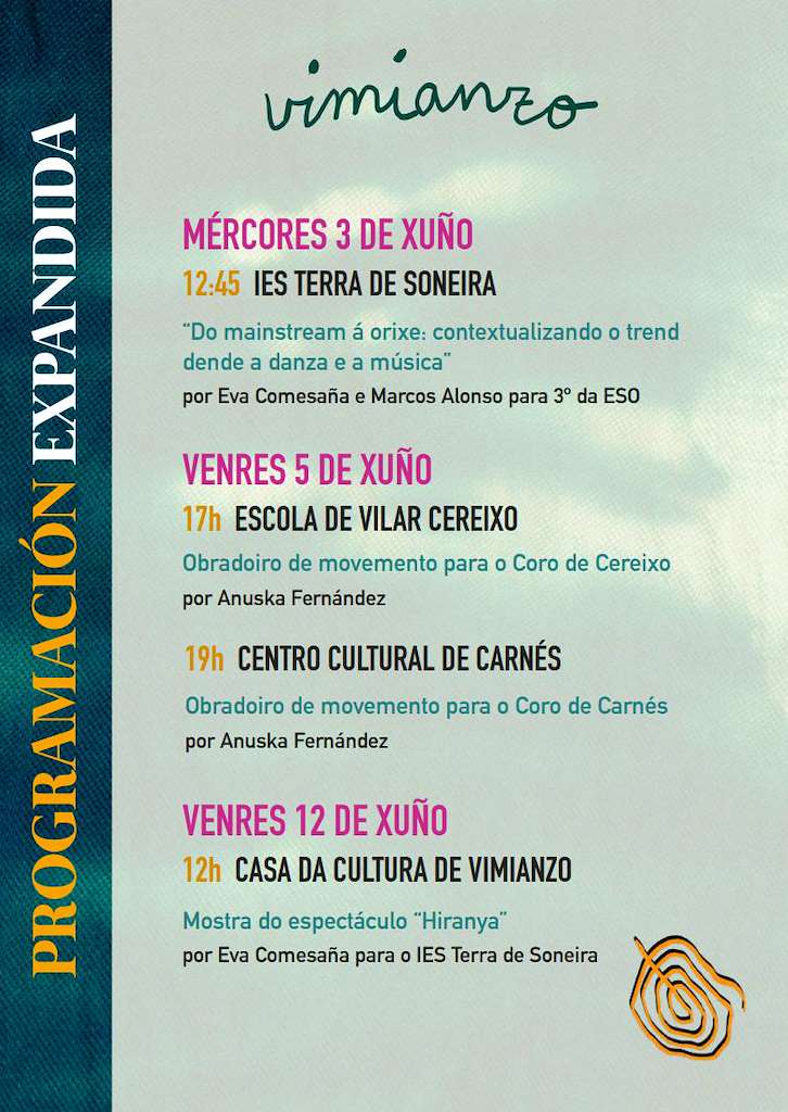 Escora - Programa de Danza na Costa da Morte (2026) en Vimianzo