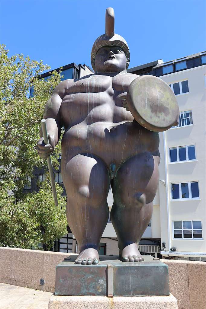 Escultura Soldado Botero en A Coruña
