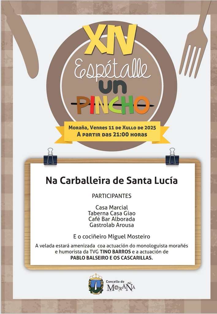 XIV Espétalle un Pincho (2025) en Moraña