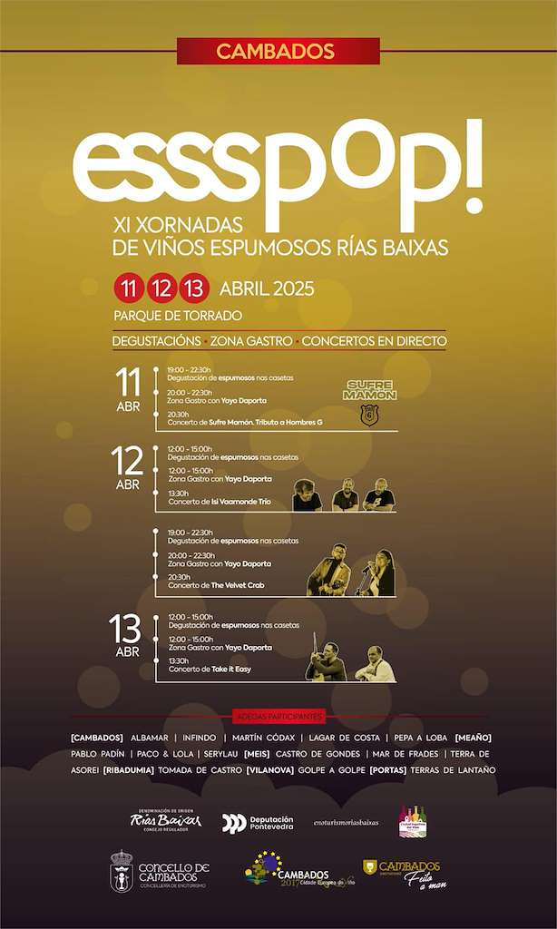 Essspop - XI Xornadas de Viños Espumosos Rías Baixas (2025) en Cambados