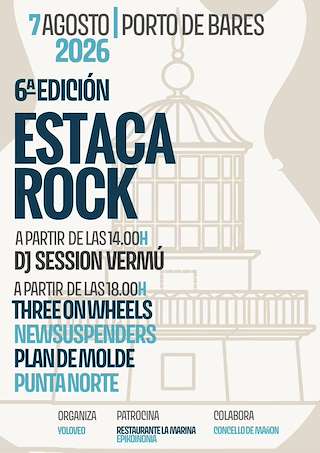 Fechas, información, programa, cartel, imágenes, mapa y ubicación de Estaca Rock Fest (2026)  en  Mañón