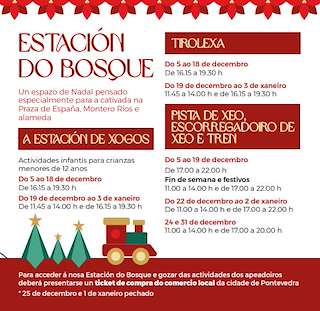 Fechas, información, programa, cartel, imágenes, mapa y ubicación de Estación do Bosque - Pista de Hielo (2025-2026)  en  Pontevedra