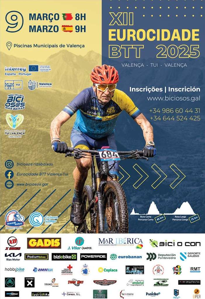 XII Eurocidade BTT en Tui