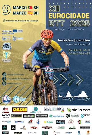 Fechas, información, programa, cartel, imágenes, mapa y ubicación de XII Eurocidade BTT  en  Tui