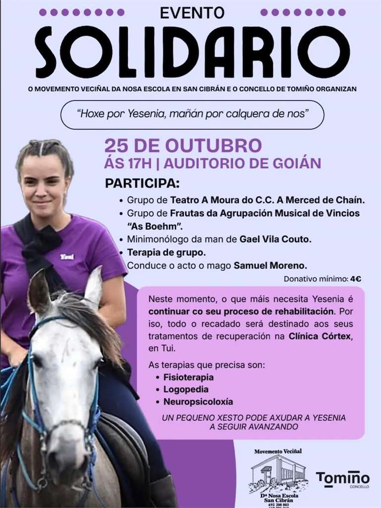 Evento Solidario de Goián (2026) en Tomiño