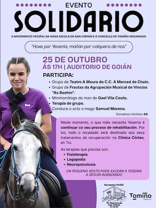 Fechas, información, programa, cartel, imágenes, mapa y ubicación de Evento Solidario de Goián (2026)  en  Tomiño