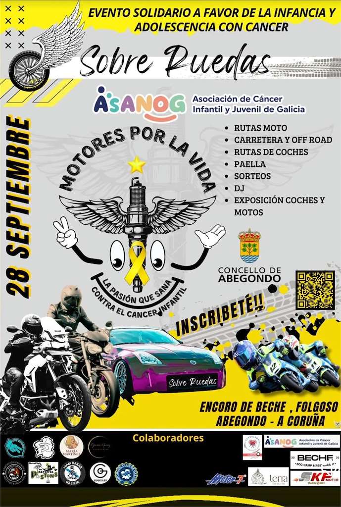 Evento Solidario Sobre Ruedas en Abegondo