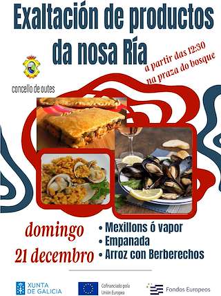Fechas, información, programa, cartel, imágenes, mapa y ubicación de Exaltación de Productos da Nosa Ría (2025)  en  Outes
