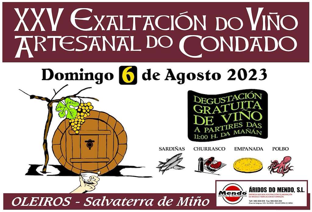 XXV Exaltación do Viño Artesanal do Condado en Salvaterra do Miño
