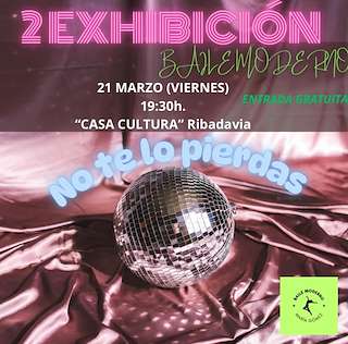 Fechas, información, programa, cartel, imágenes, mapa y ubicación de II Exhibición de Baile Moderno   en  Ribadavia