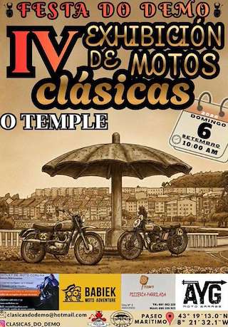 Fechas, información, programa, cartel, imágenes, mapa y ubicación de IV Exhibición de Motos Clásicas  (2026)  en  Cambre