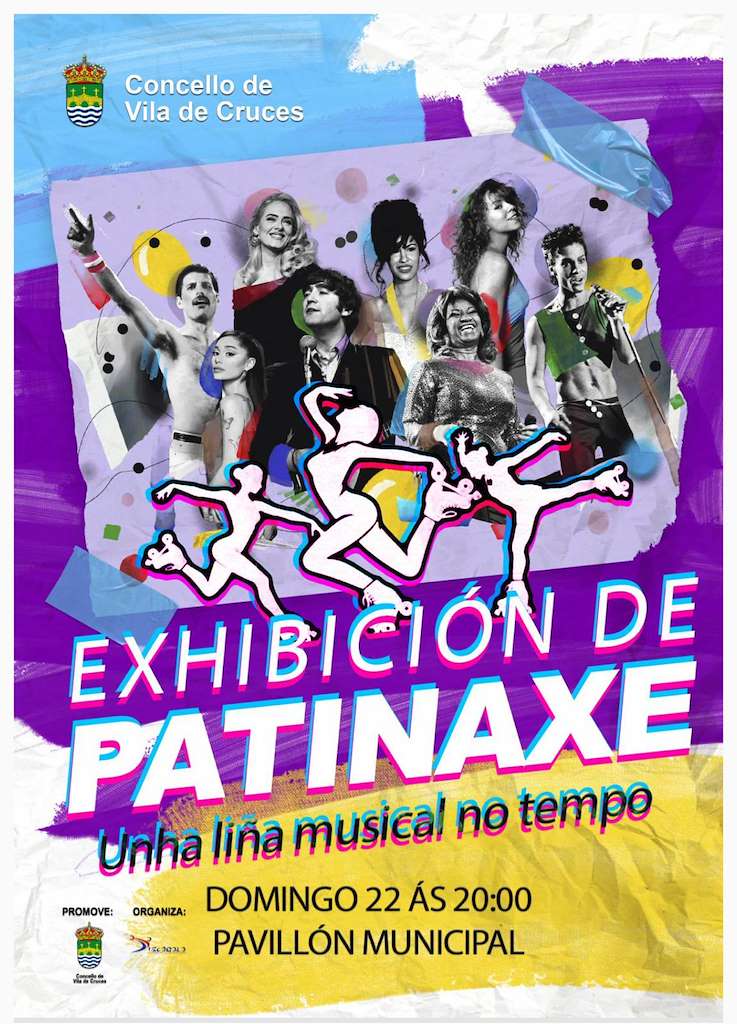 Exhibición de Patinaxe en Vila de Cruces