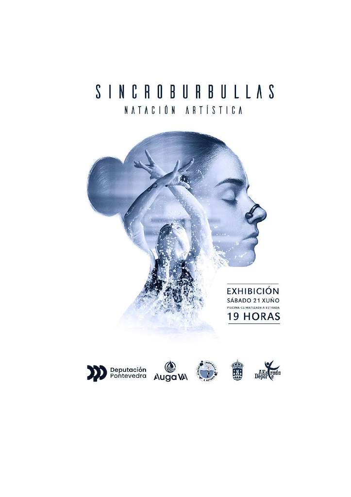 Exhibición Natación Artística Sincroburbullas (2025) en A Estrada