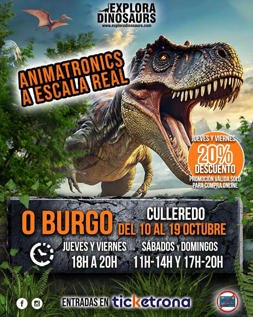 Explora Dinosaurs (2025) en Culleredo