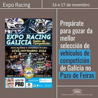 Fechas, información, programa, cartel, imágenes, mapa y ubicación de Expo Racing Galicia  en  Lugo