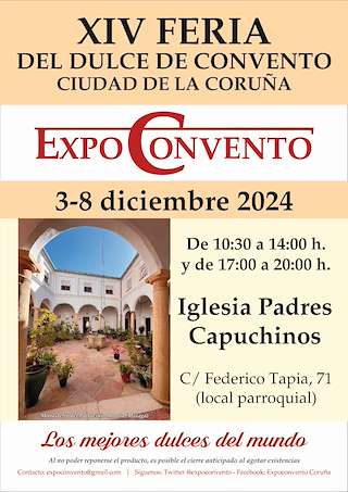 Fechas, información, programa, cartel, imágenes, mapa y ubicación de XIV Expoconvento  en  A Coruña