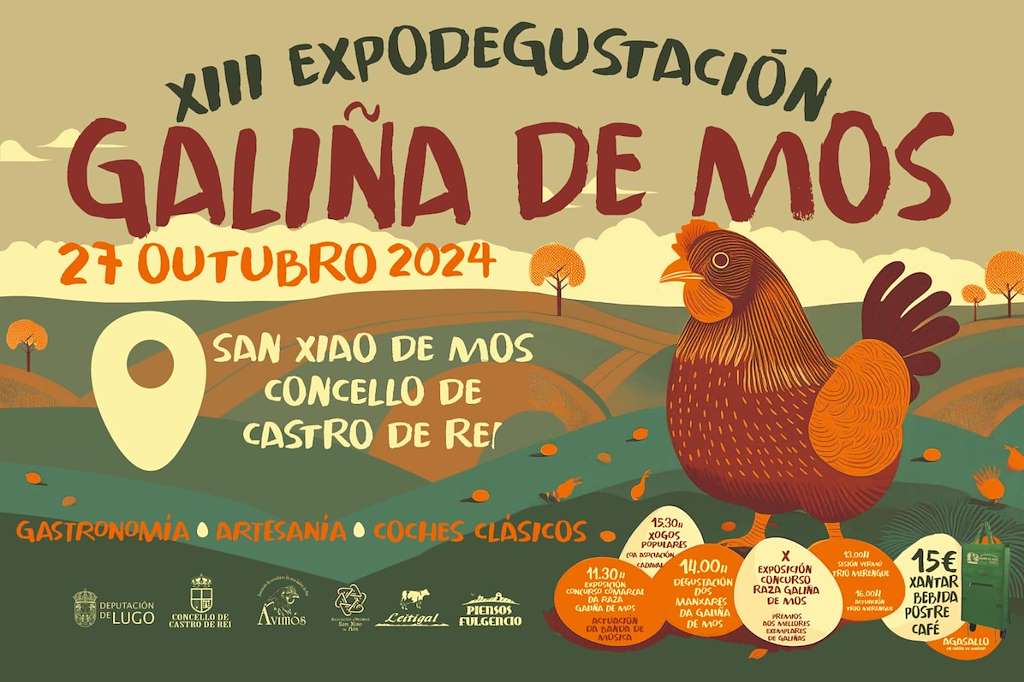 XIII Expodegustación Galiña de Mos en Castro de Rei