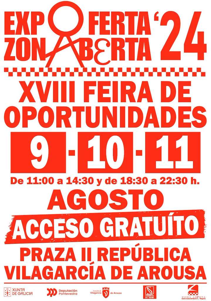 XVIII Expoferta Zona Aberta en Vilagarcía de Arousa