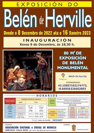 Exposición do Belén de Herville en Mos
