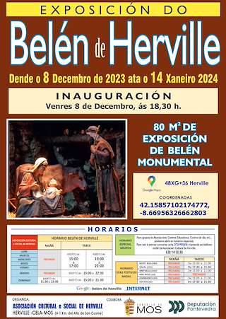 Exposición do Belén de Herville en Mos