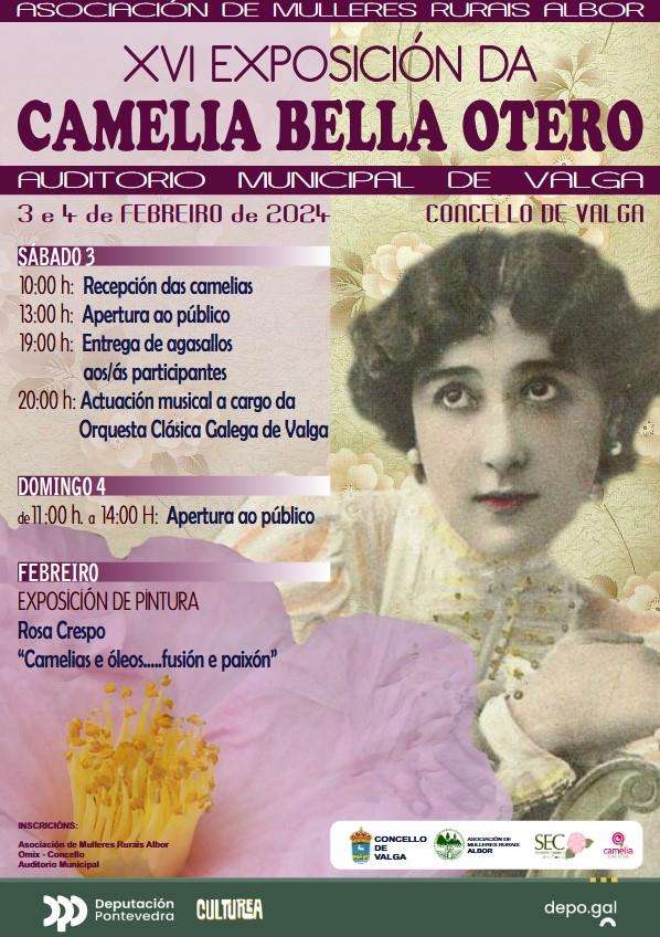 XIV Exposición da Camelia Bella Otero en Valga