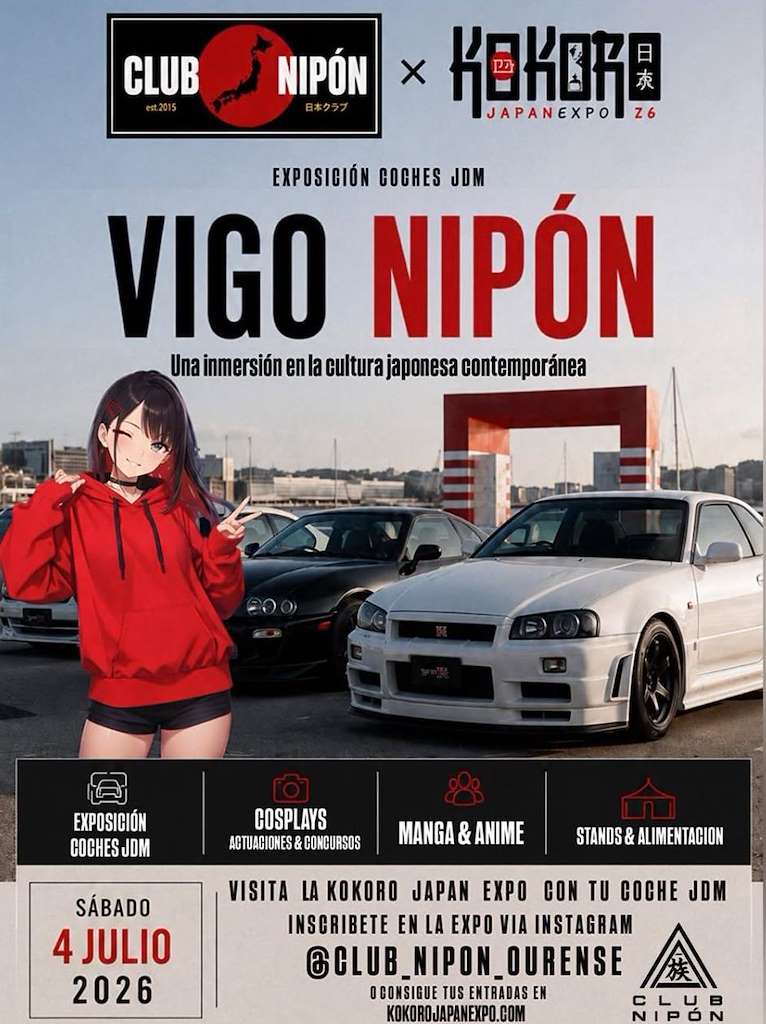 Exposición de Coches Club Nipón en Vigo