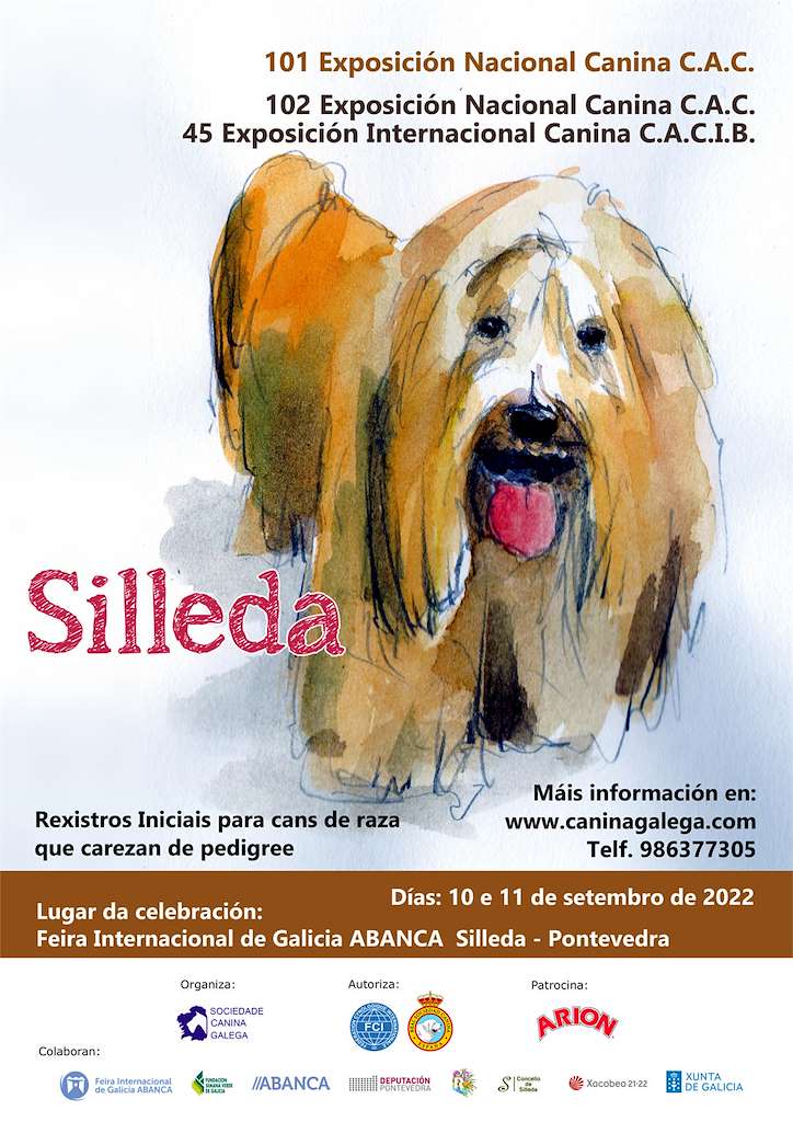 Exposición Nacional Canina C.A.C. y Exposición Internacional Canina C.A.C.I.B. (2022) en Silleda