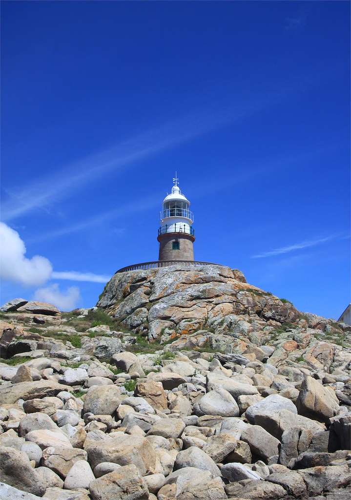 Faro de Corrubedo en Ribeira