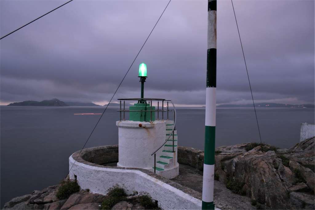Faro de Punta Lameda en Nigrán